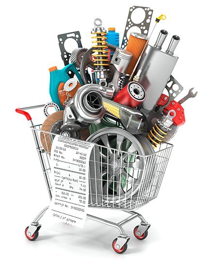 Car parts basket